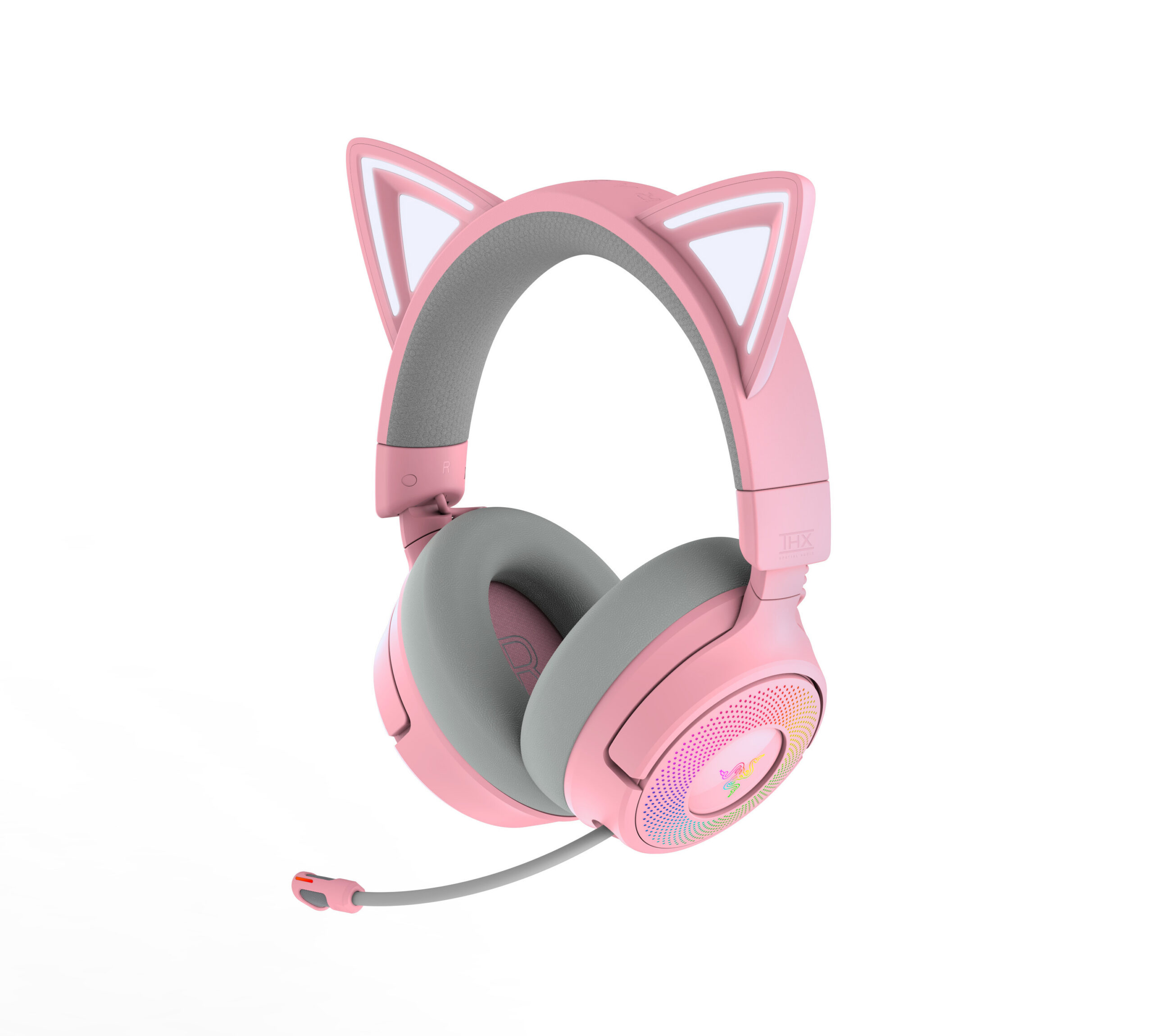 Razer Kraken Kitty V3 Pro mängukõrvaklapid, roosa