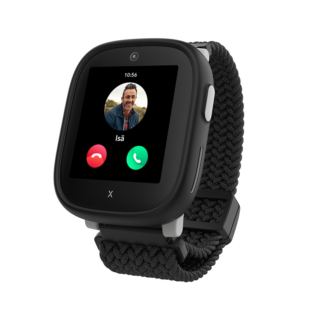 Xplora X6 2. põlvkonna kellatelefon, must