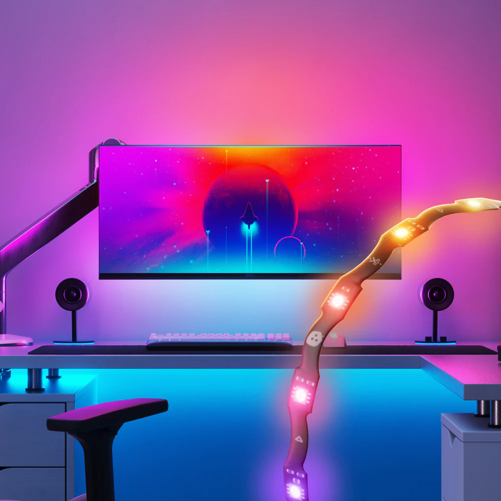 Nanoleaf arvutiekraani peegli valgusriba, 2,5 m - Image 2