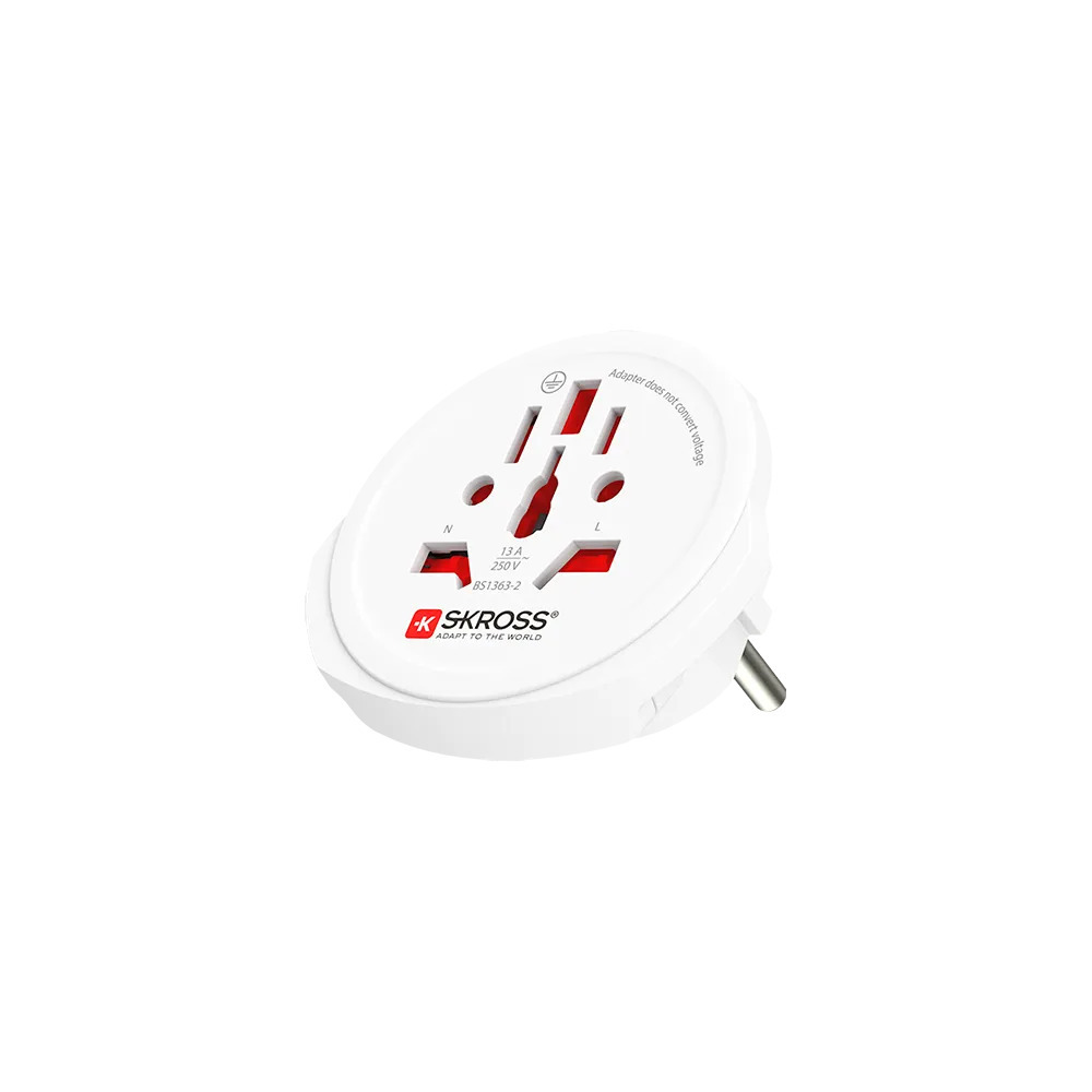 SKROSS Country Adapter World to Europe - reisiadapter