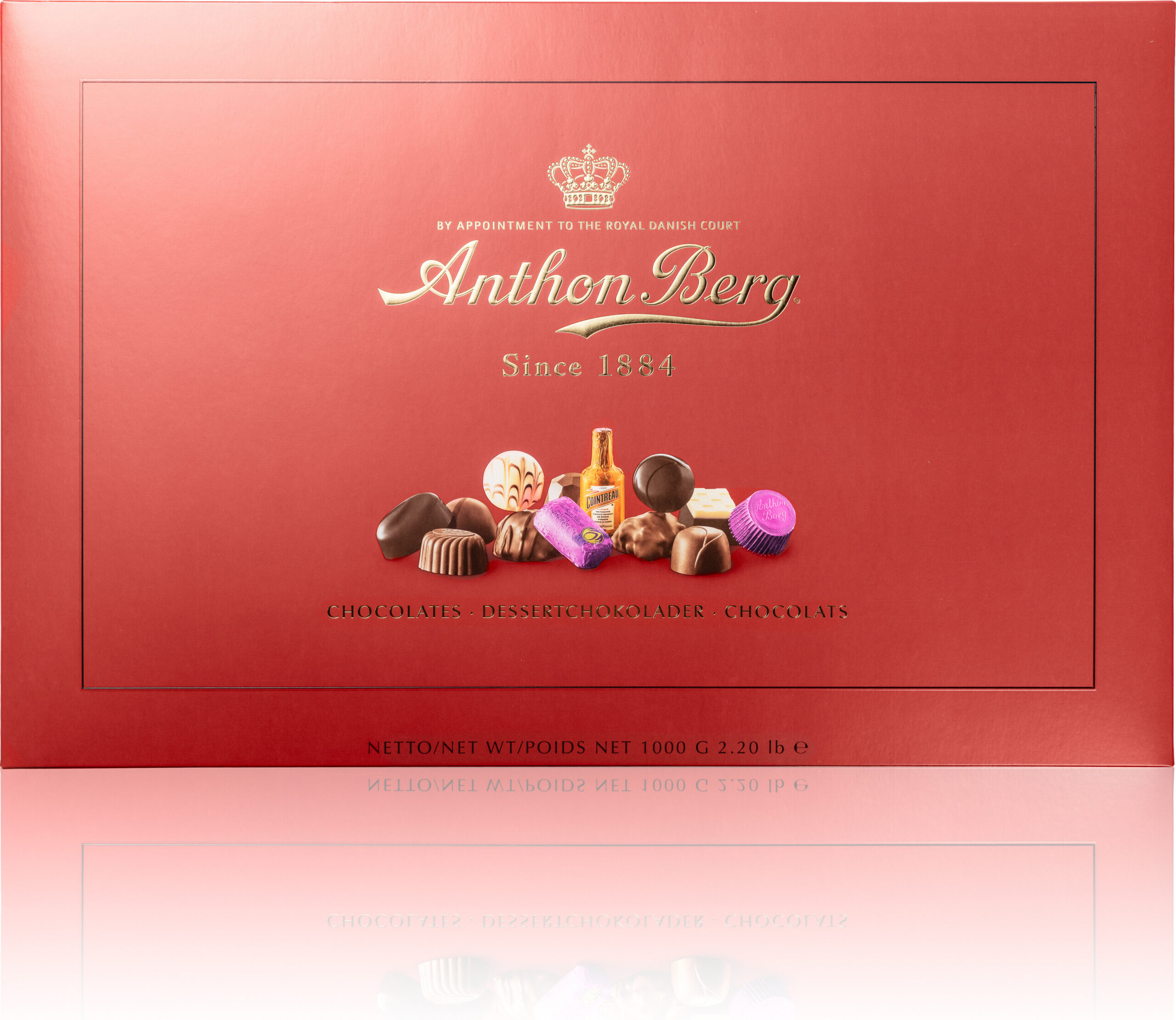 Anthon Berg Diplomat šokolaadikommid, 1 kg