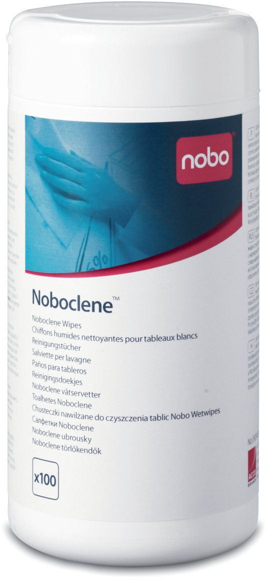 Nobo Noboclene -tahvli puhastuslapid, 100 tk