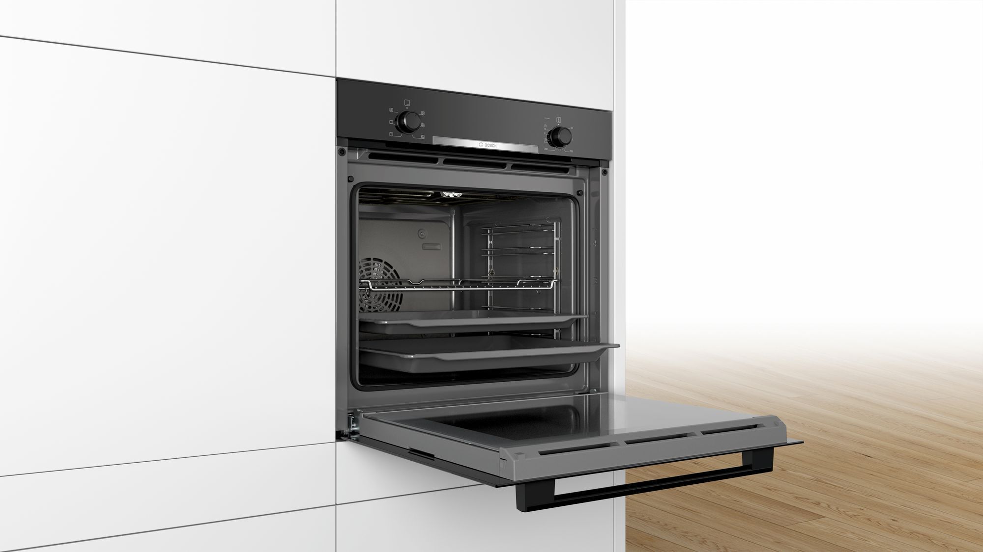 Bosch HBA530BB0S Serie 2 eraldi ahi, must - Image 4