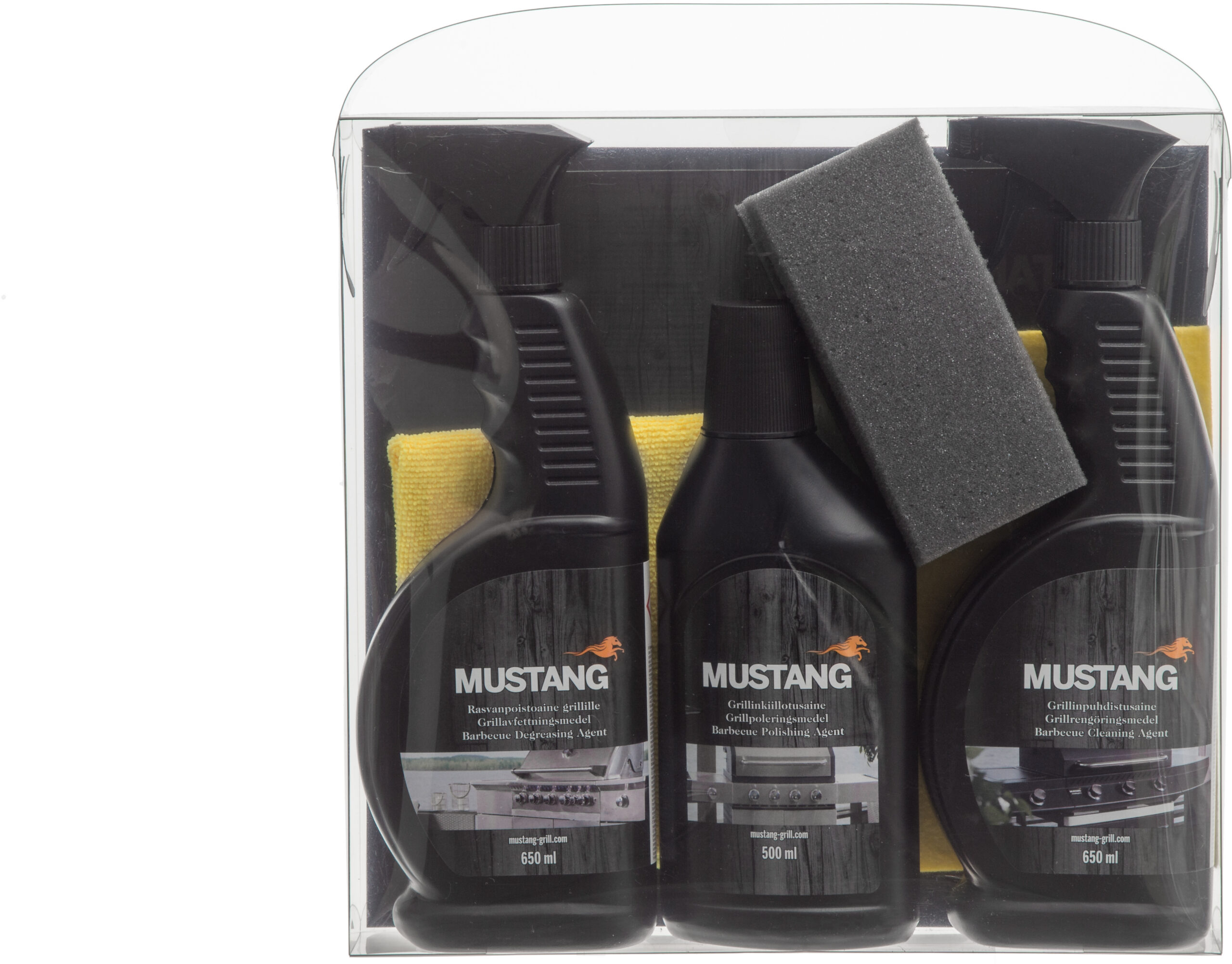 Mustang -grilli puhastuskomplekt, 6-osaline - Image 2