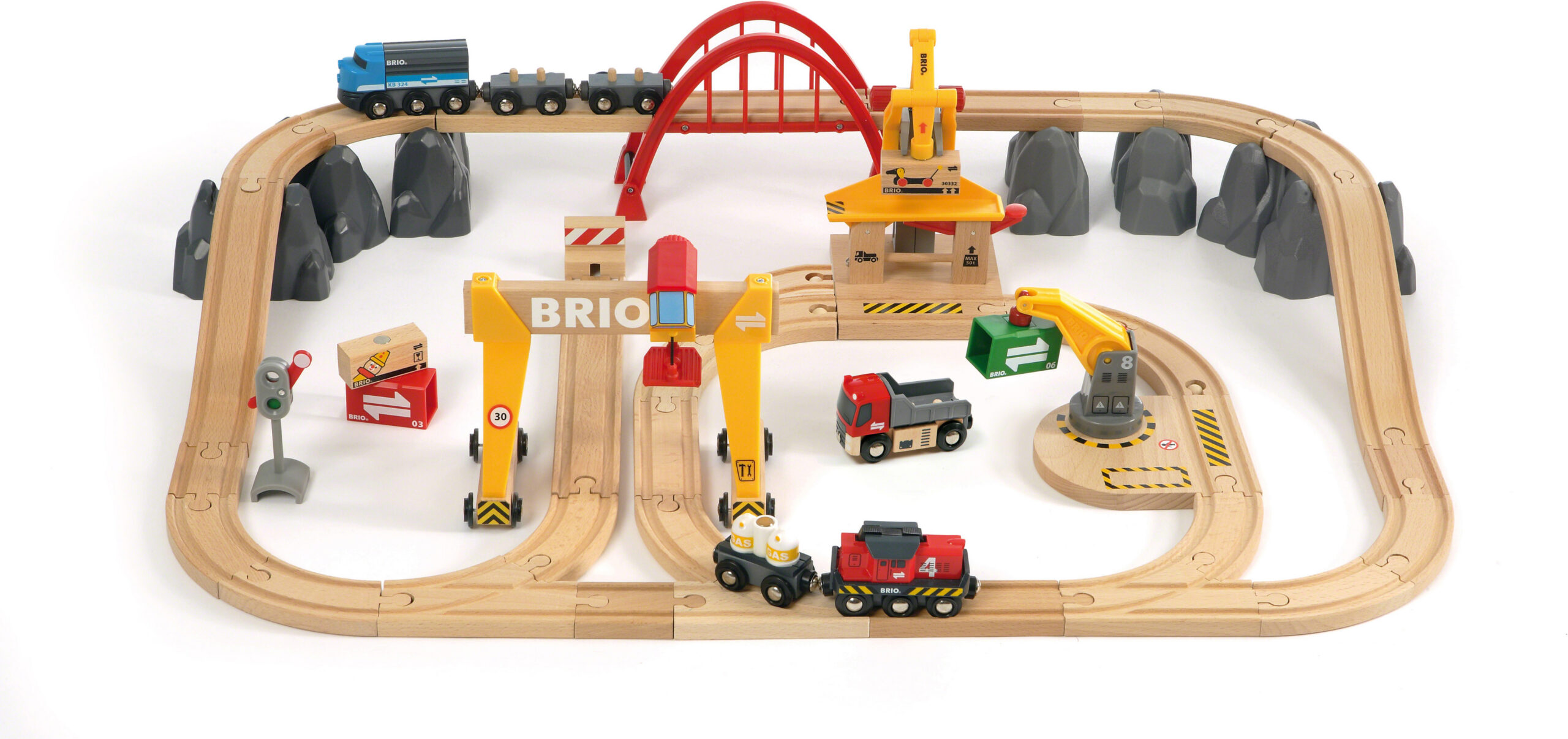 BRIO World 33097 - suure koormaga rööbastee komplekt - Image 2