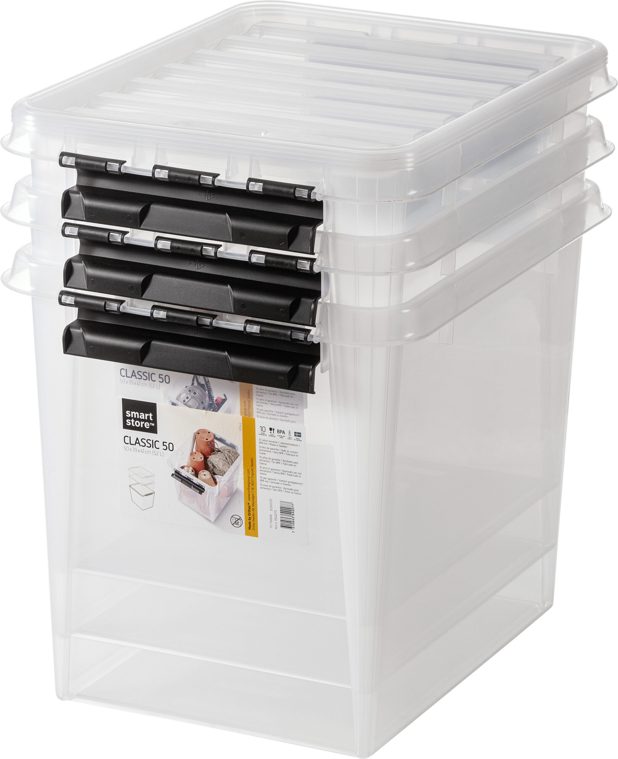 SmartStore Classic 52 L hoiukast kaanega, 3 tk pakis - Image 2