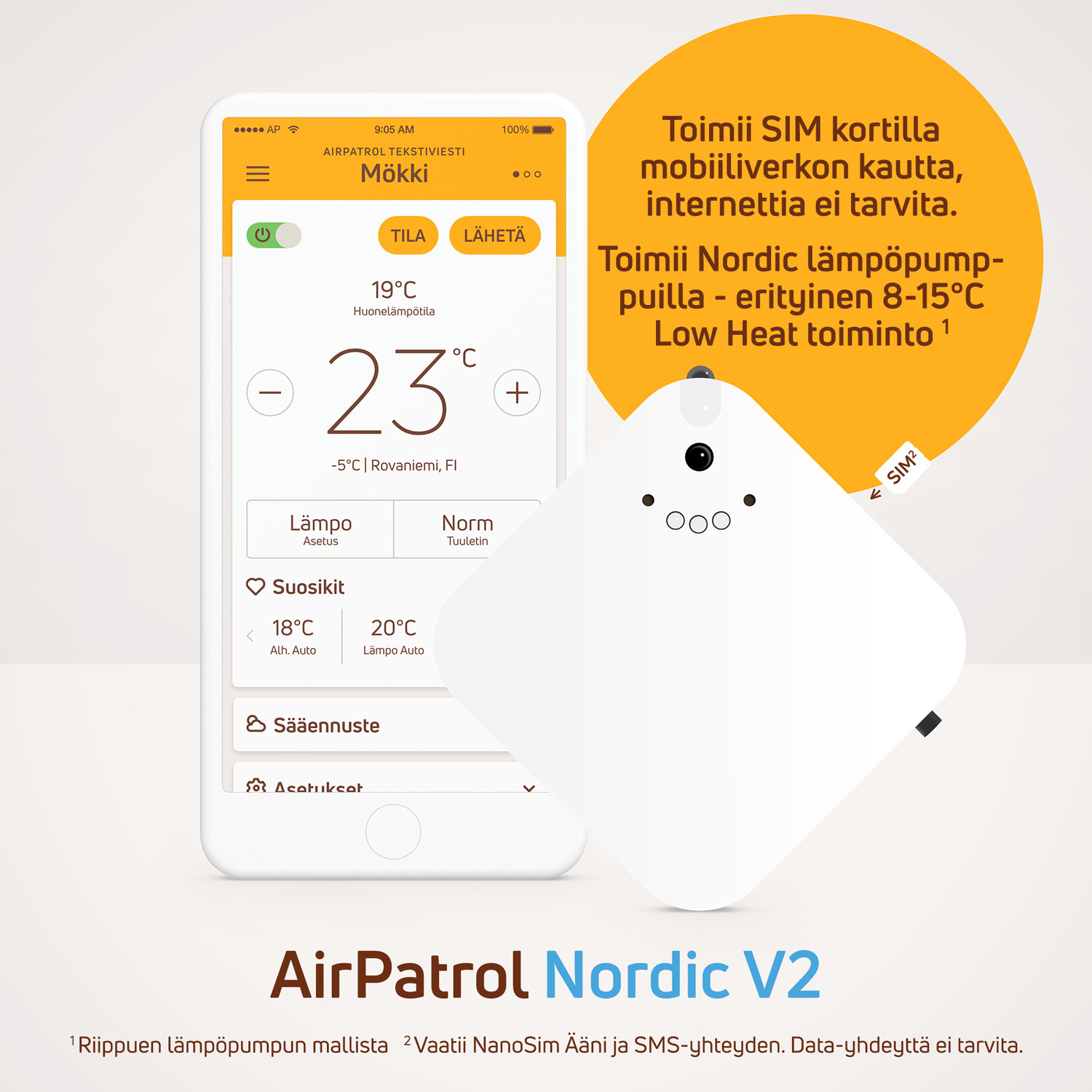 AirPatrol Nordic V2 õhksoojuspumba GSM-kontroller - Image 4