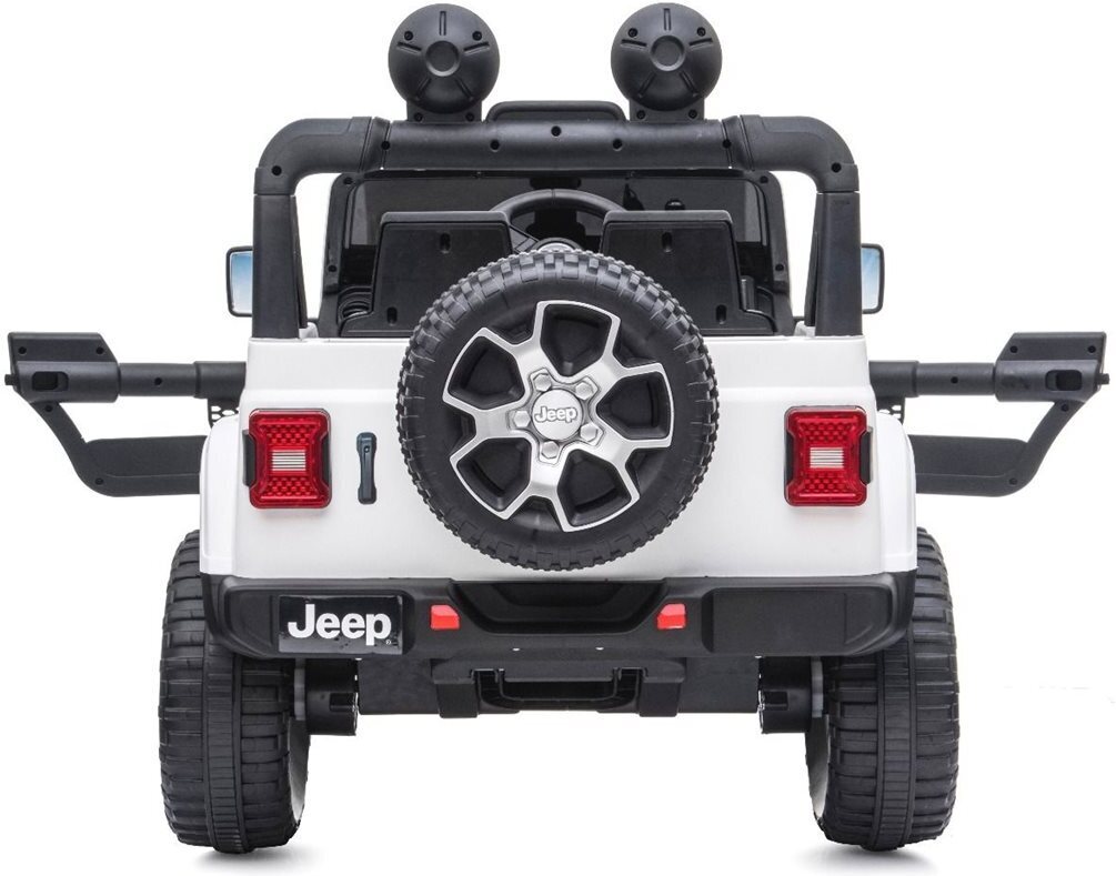Jeep Wrangler Rubicon 12V laste elektriauto, valge - Image 5