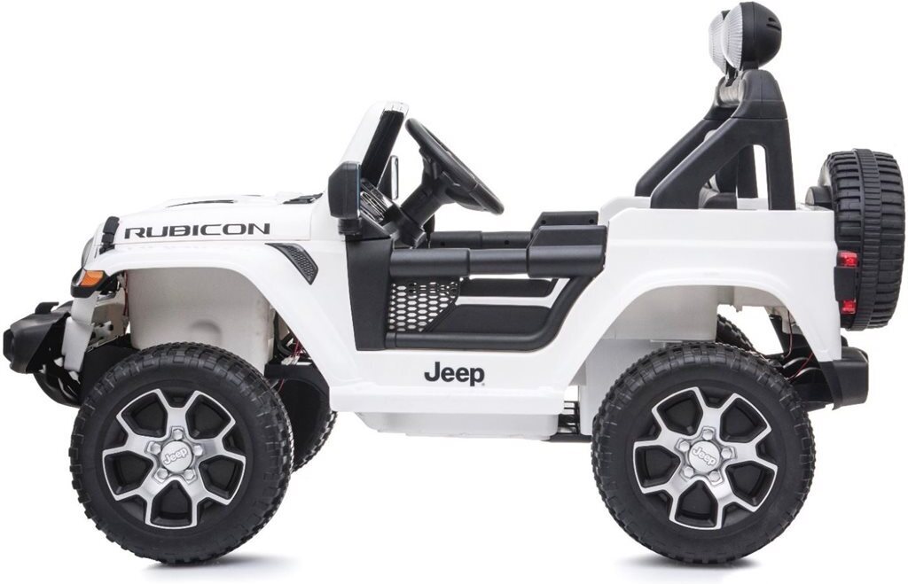 Jeep Wrangler Rubicon 12V laste elektriauto, valge - Image 2