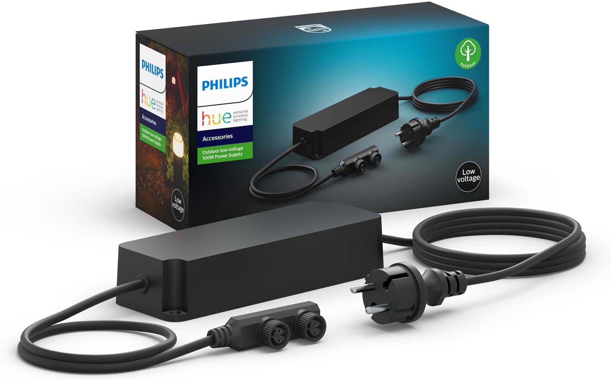 Philips HUE välistingimustes kasutatav toiteplokk 100 W, ühenduskaabliga, must, 24 V Hue madalpinge seeria jaoks - Image 3