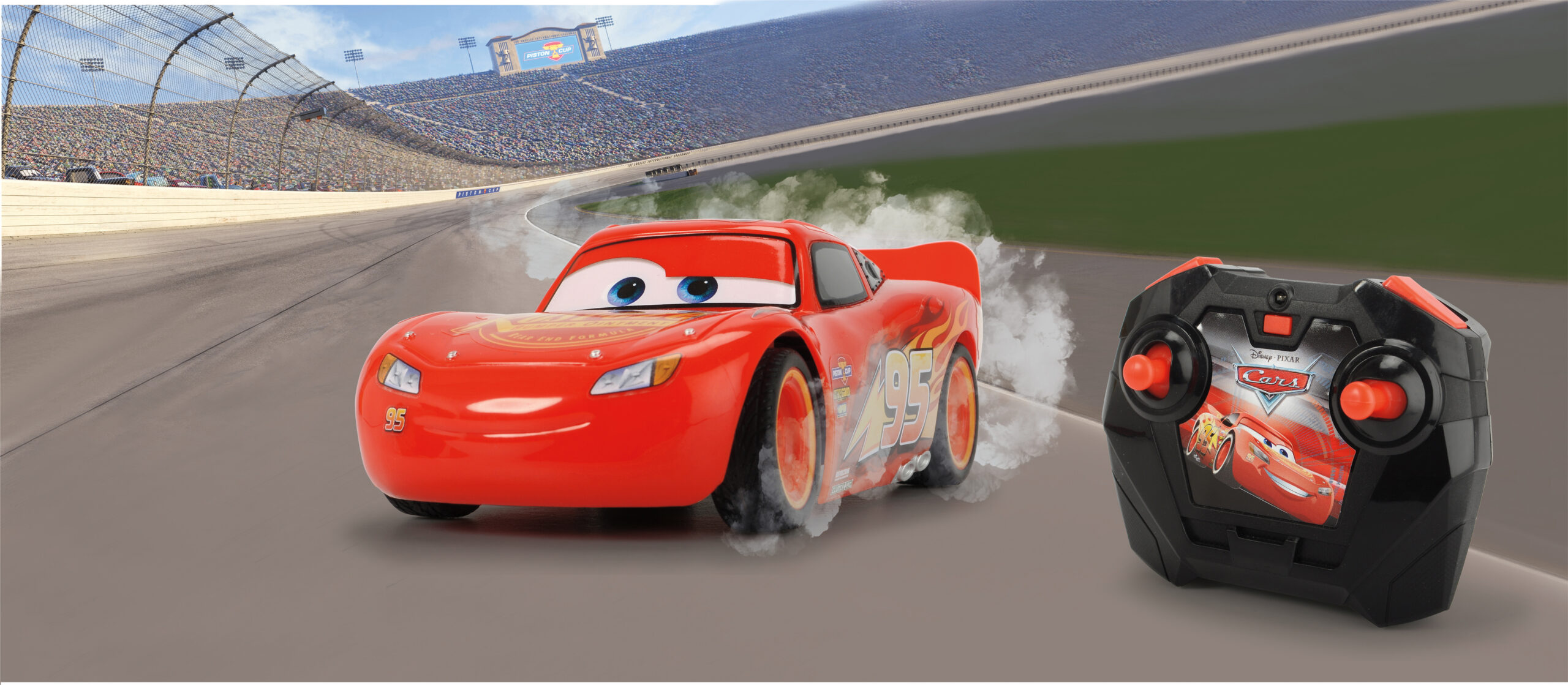 Disney Cars Lightning McQueen Turbo Racer kaugjuhtimispult - Image 4