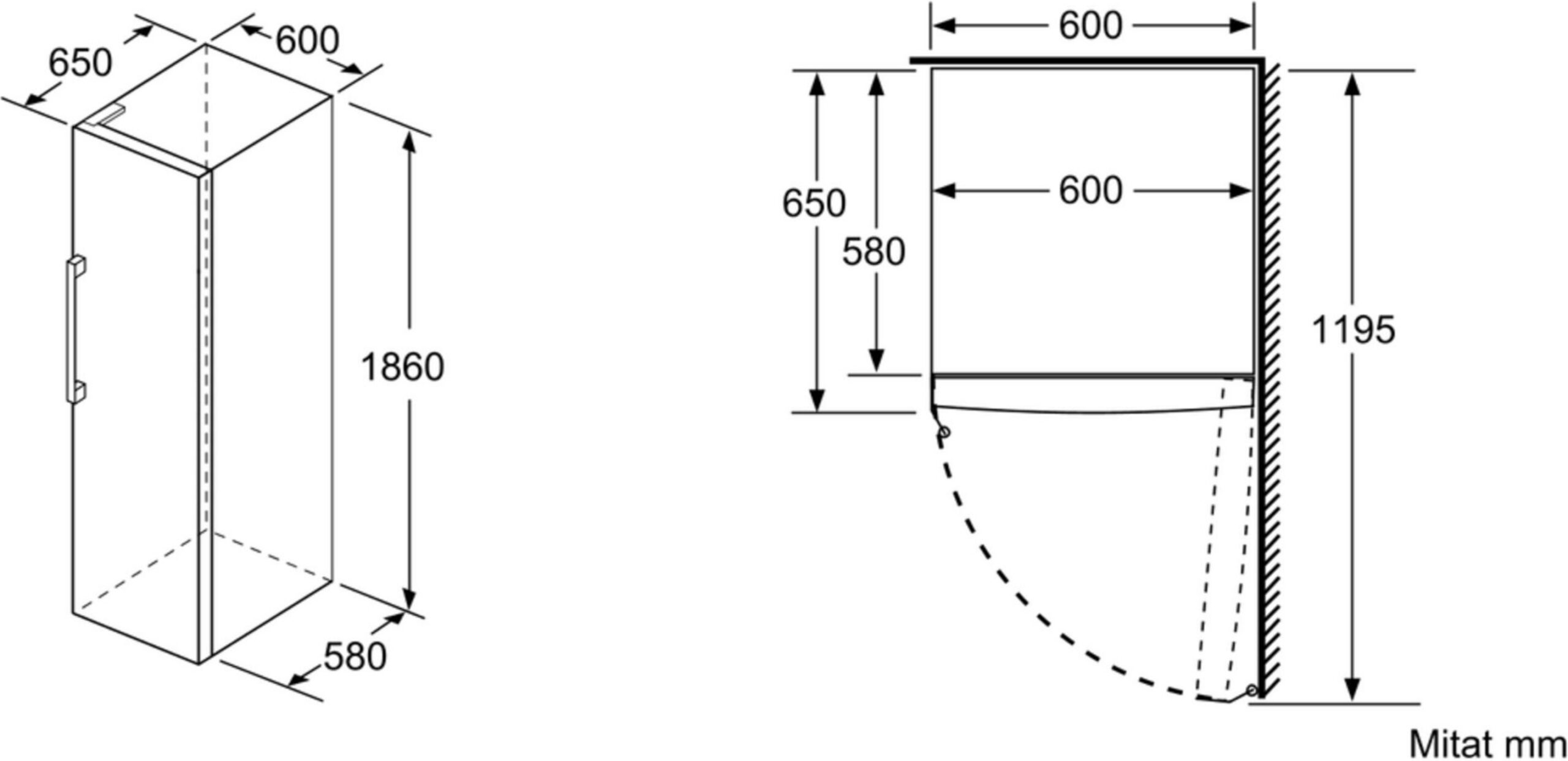 Bosch GSN36VWEP seeria 4 sügavkülmik, valge - Image 5