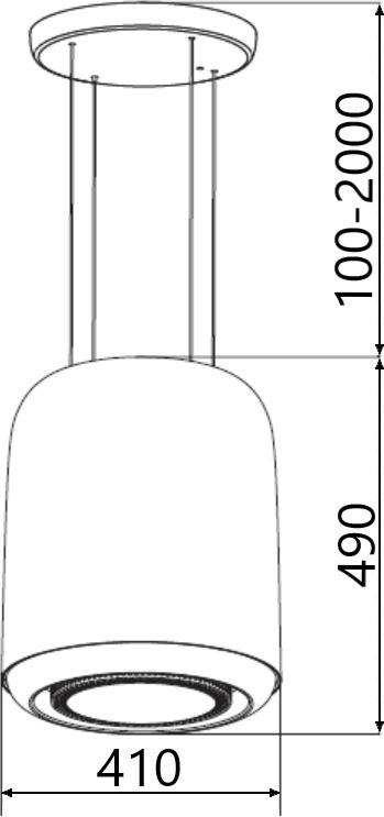 Thermex Green Air õhupuhastaja, must, Ø 41 cm - Image 4