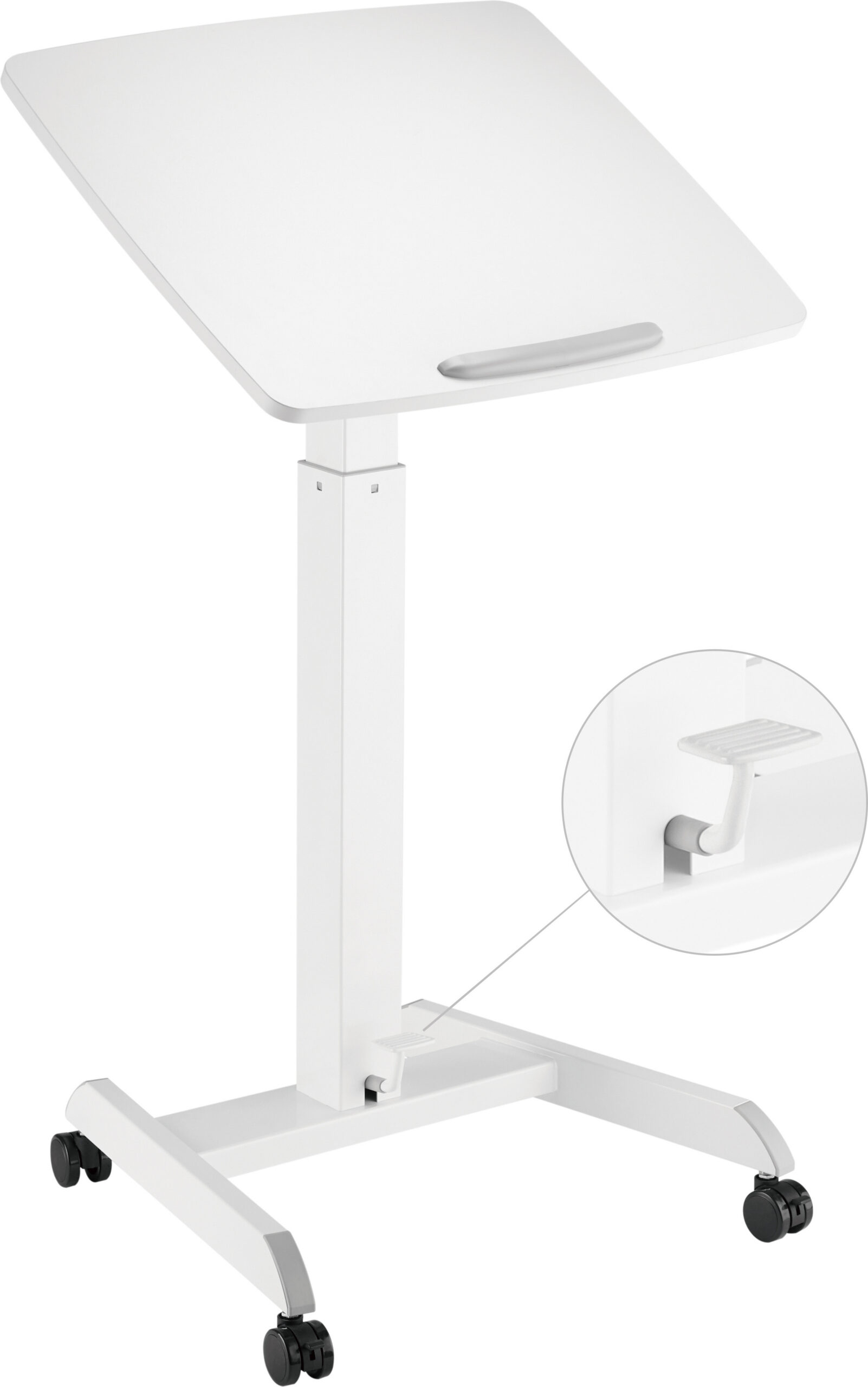 ErgoWork Tilt - reguleeritav laud, 60 x 52 cm, valge