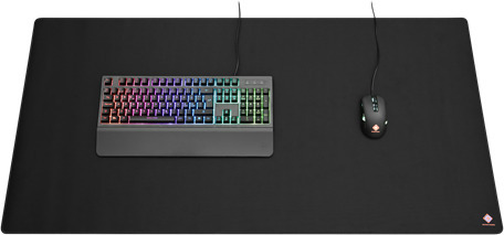 Deltaco Gaming XXL hiirematt, 120 x 60 cm, must - Image 2