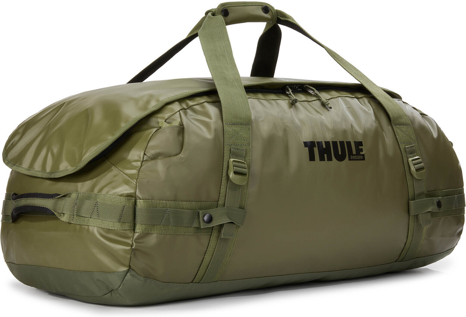 Thule Chasm 90L reisikott, oliivroheline