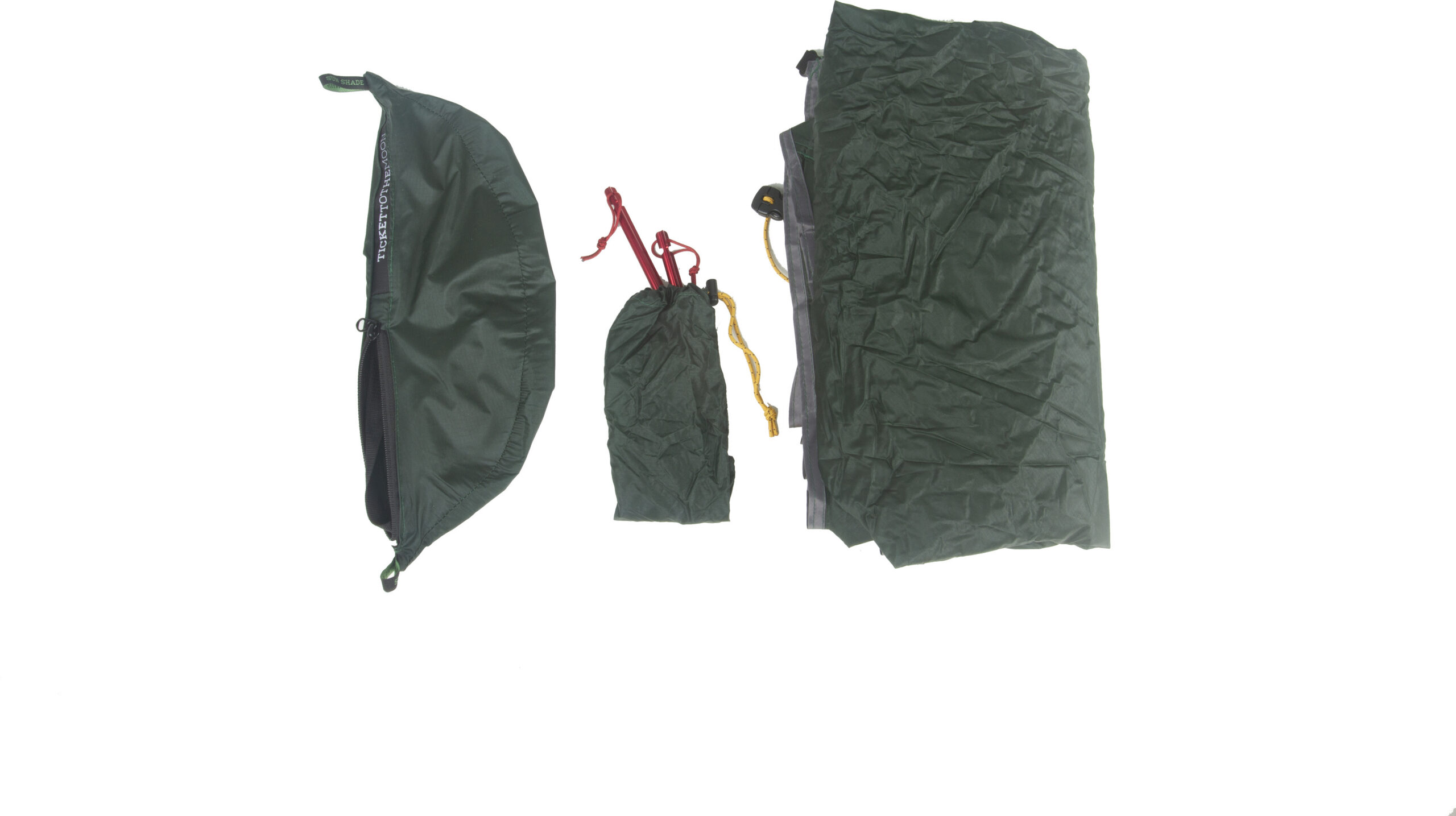 Ticket to the Moon Lightest Tarp varikatus, roheline