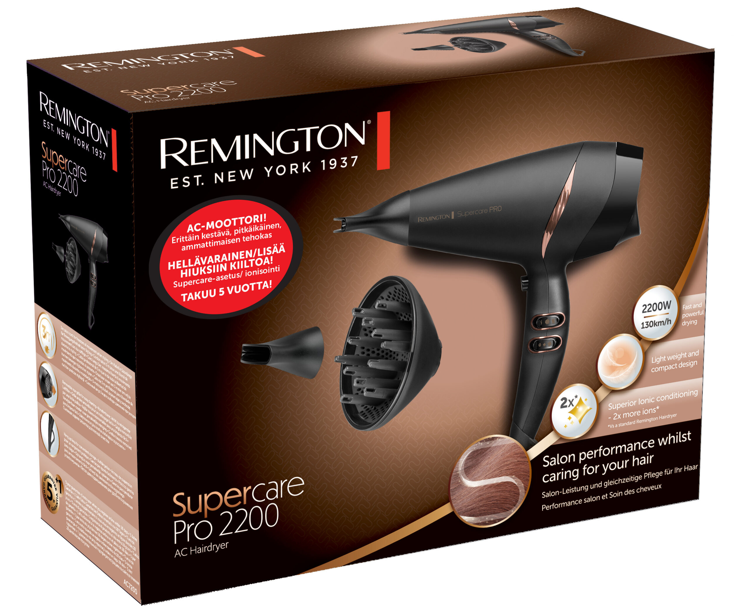 Remington AC7200 Supercare PRO 2200 AC föön - Image 4