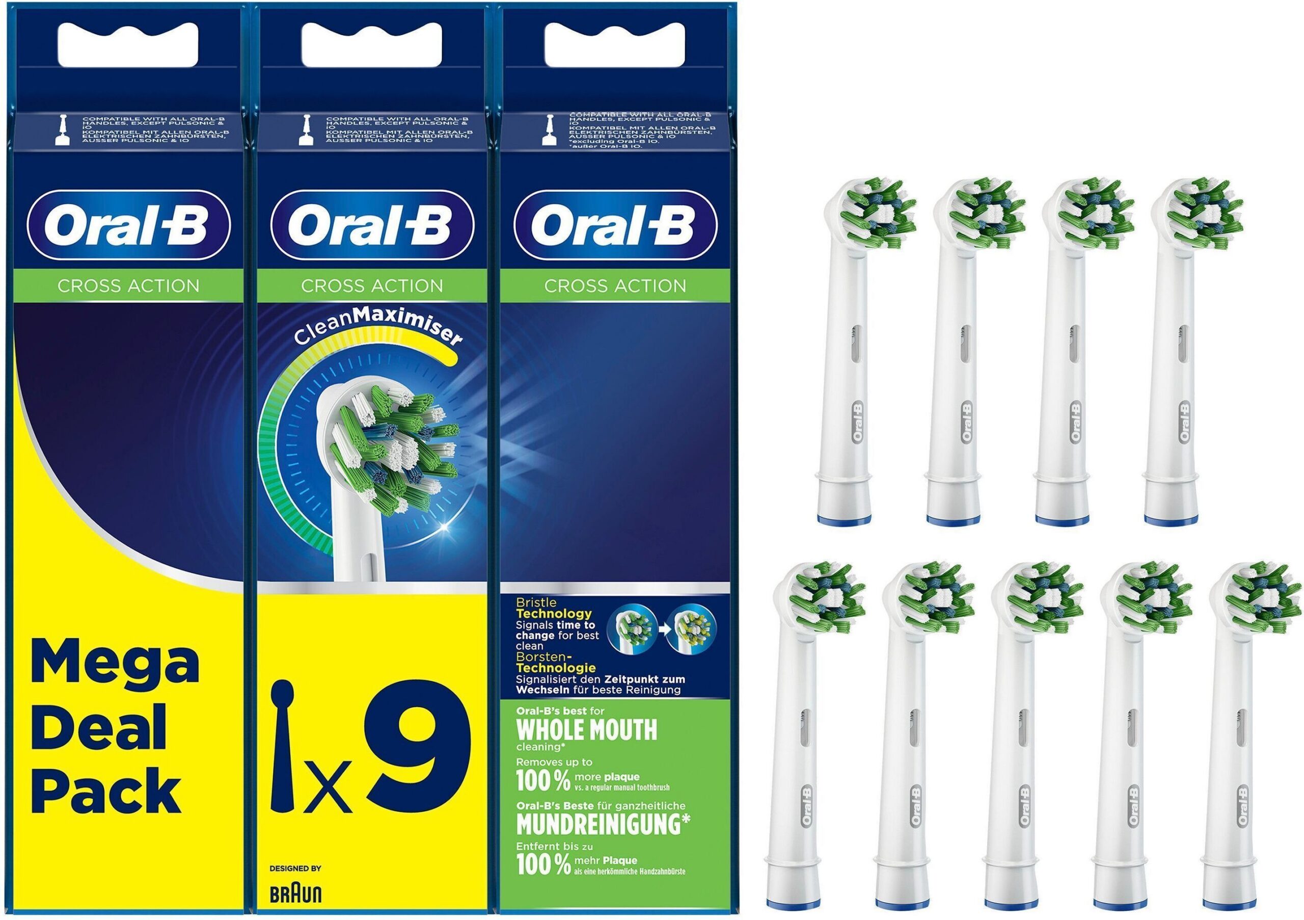 Oral-B CrossAction CleanMaximiser vahetushari, 9 tk - Image 2