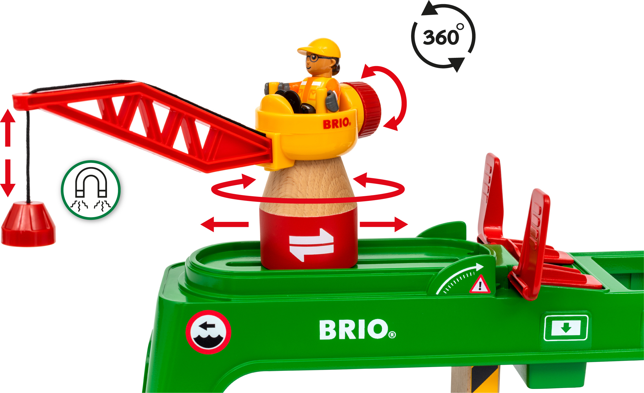 Brio World 33996 - Konteinerkraana - Image 2