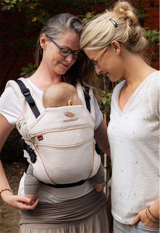 Manduca XT puuvillane seljakott, teksariie-karamellikarva - Image 3