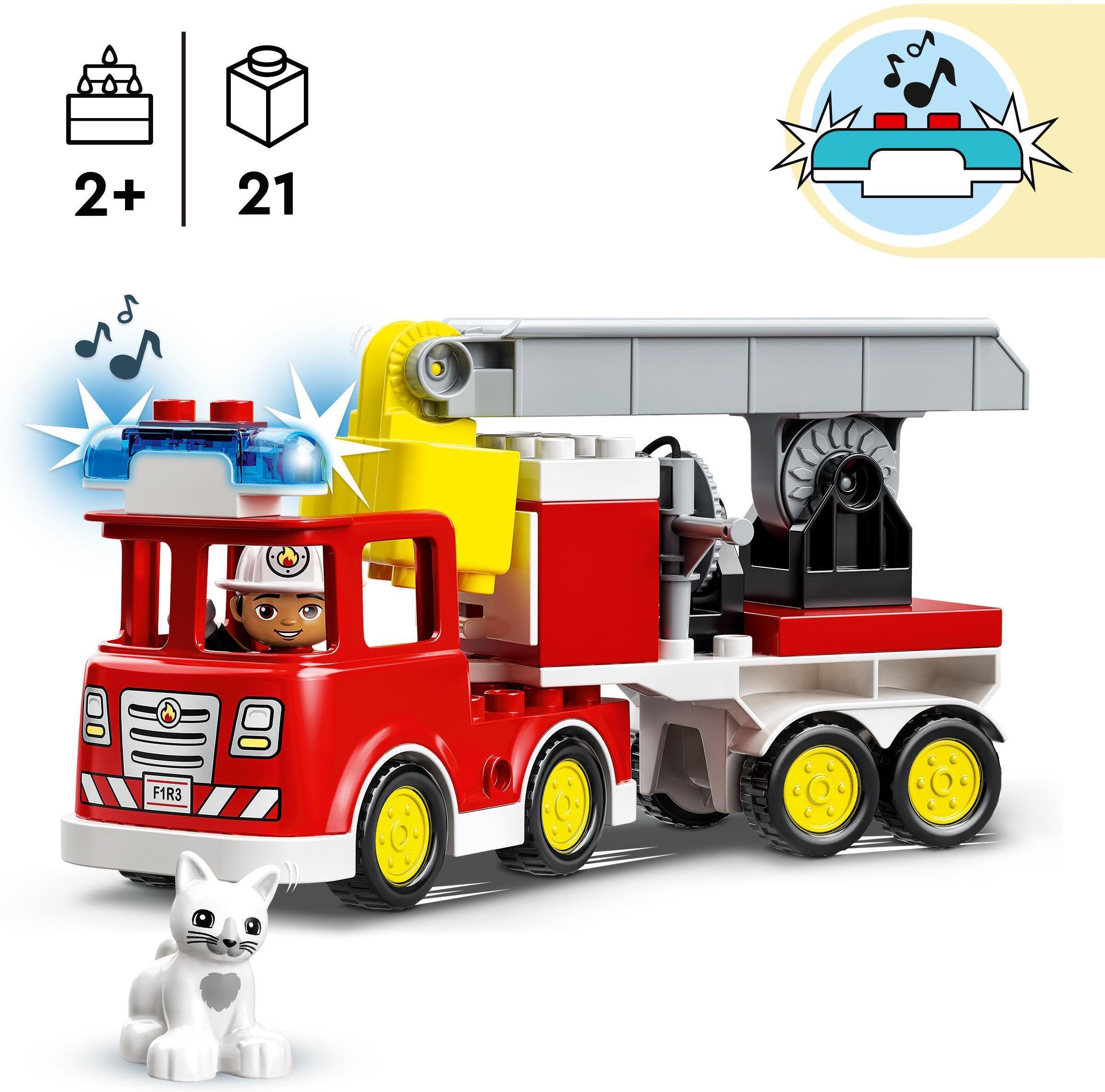 LEGO DUPLO Town 10969 - tuletõrjeauto - Image 3
