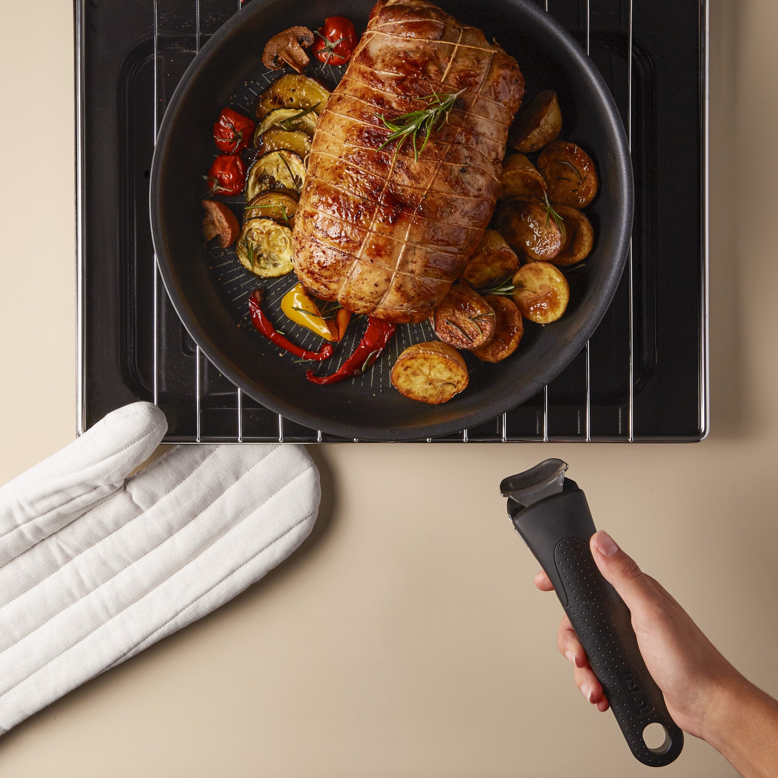 Tefal Ingenio Eco Resist wok, 28 cm - Image 4