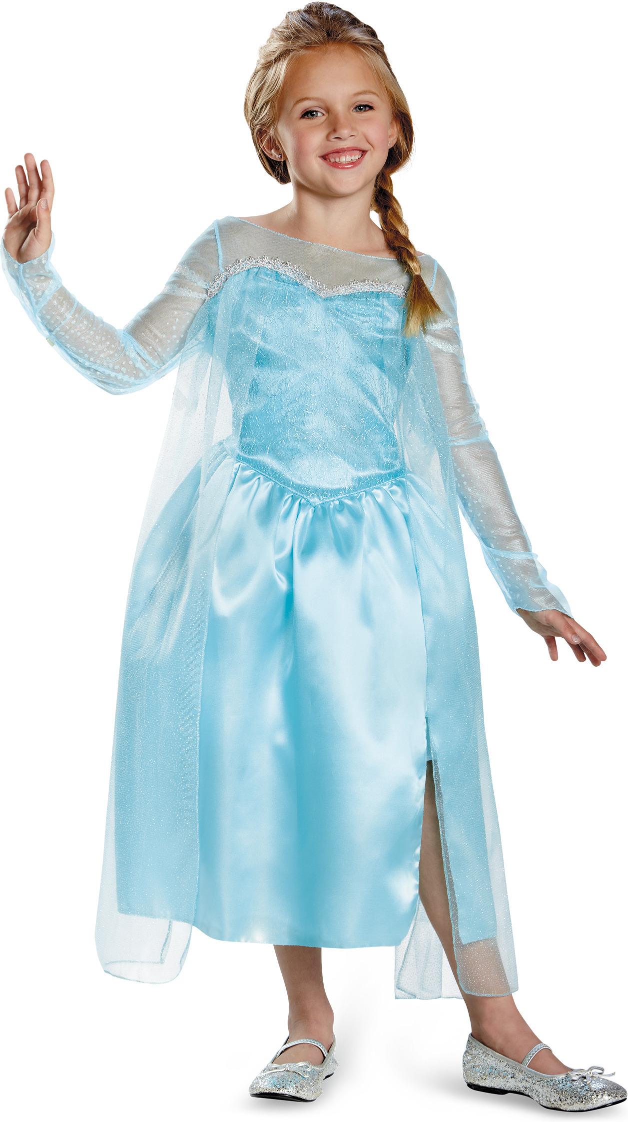 Frozen Elsa klassikaline kostüüm, 5-6 aastat, 99-123 cm