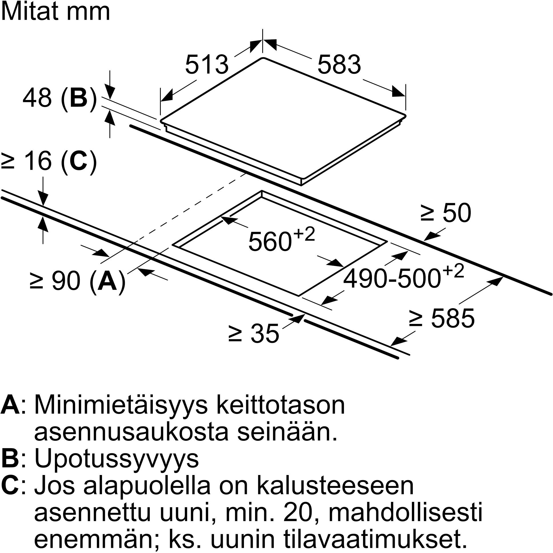Bosch PKE645CA2E Serie 2 keraamiline pliidiplaat - Image 5