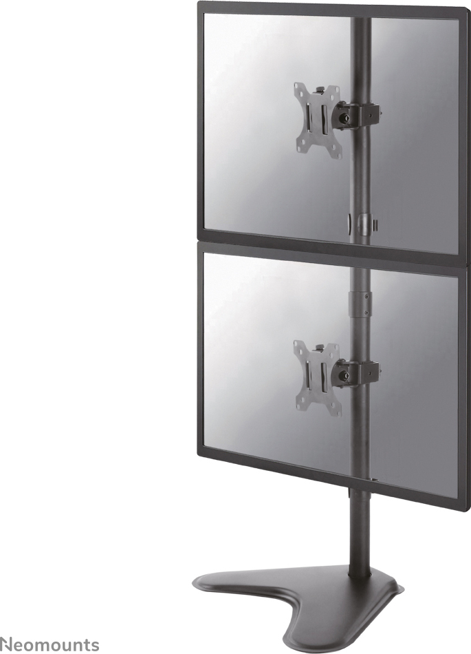 Neomounts FPMA-D550DDV monitorihoidik kahele monitorile, must