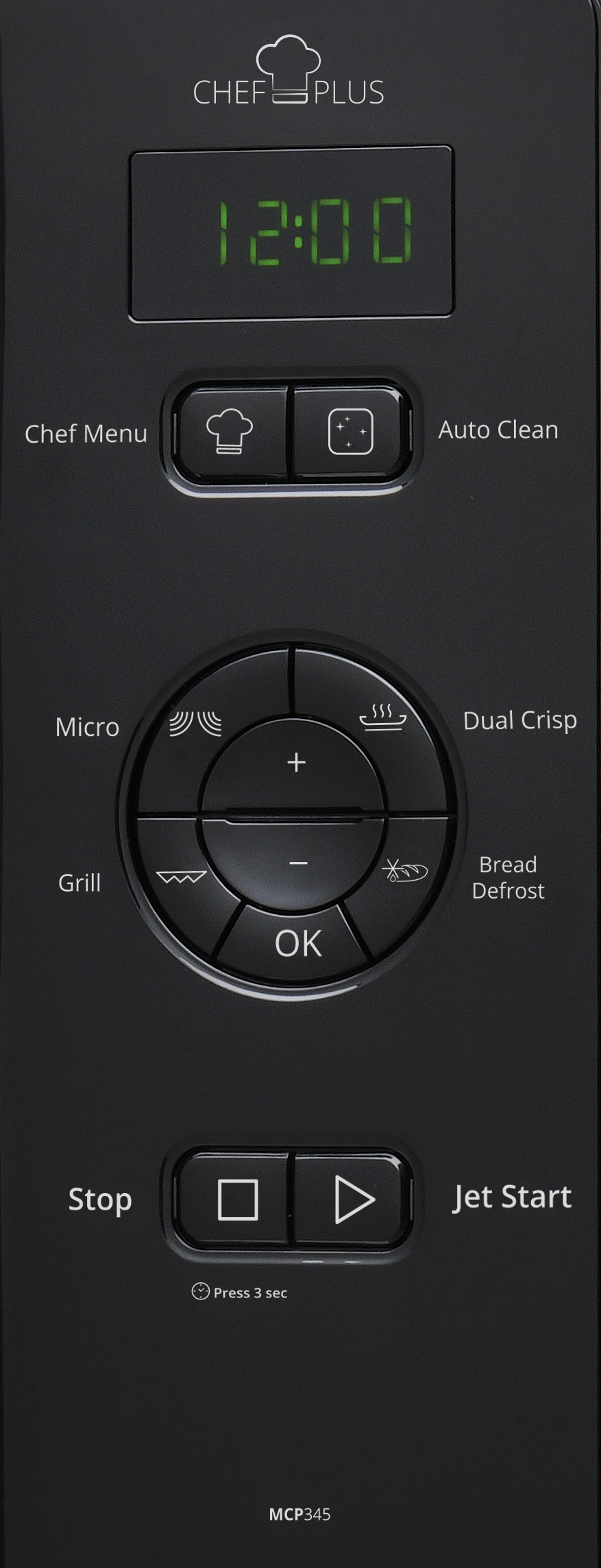 Whirlpool MCP 345 BL mikrolaineahi, must - Image 2