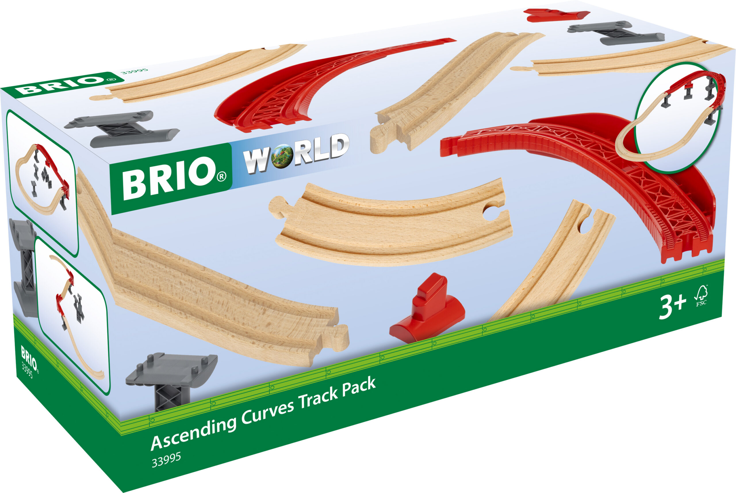 BRIO World 33995 Rising Curves rada Komplekt - Image 2