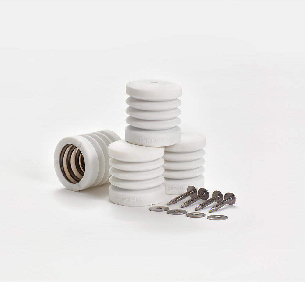 Sleepytroll võrevoodi kiikjalg, 4 tk, valge - Image 2