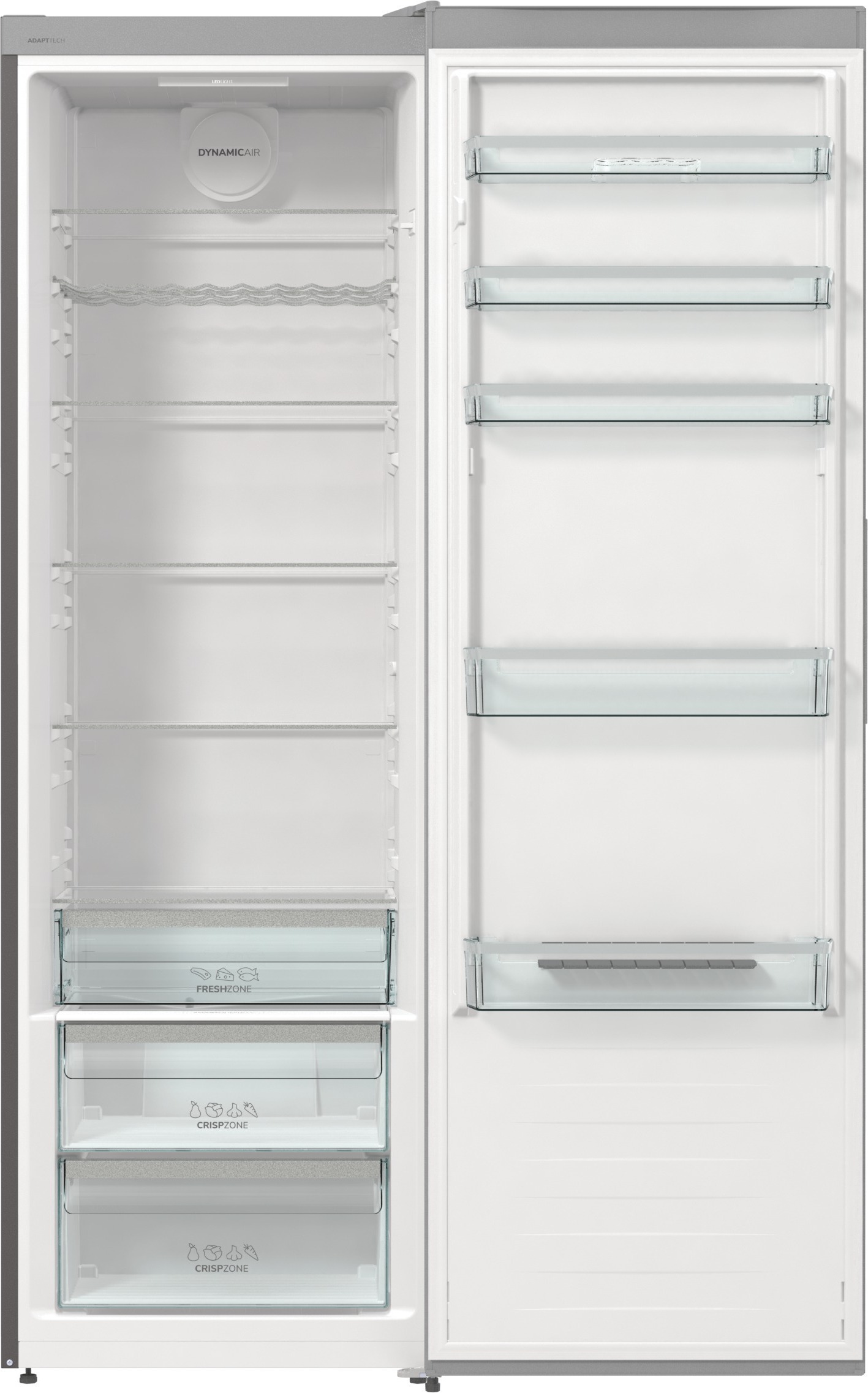 Upo RA6195XLE külmkapp, teras - Image 3