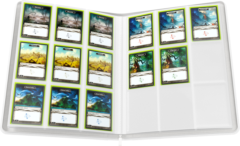 Gamegenic lukuga album 18-taskuga kaardikaust, valge - Image 5