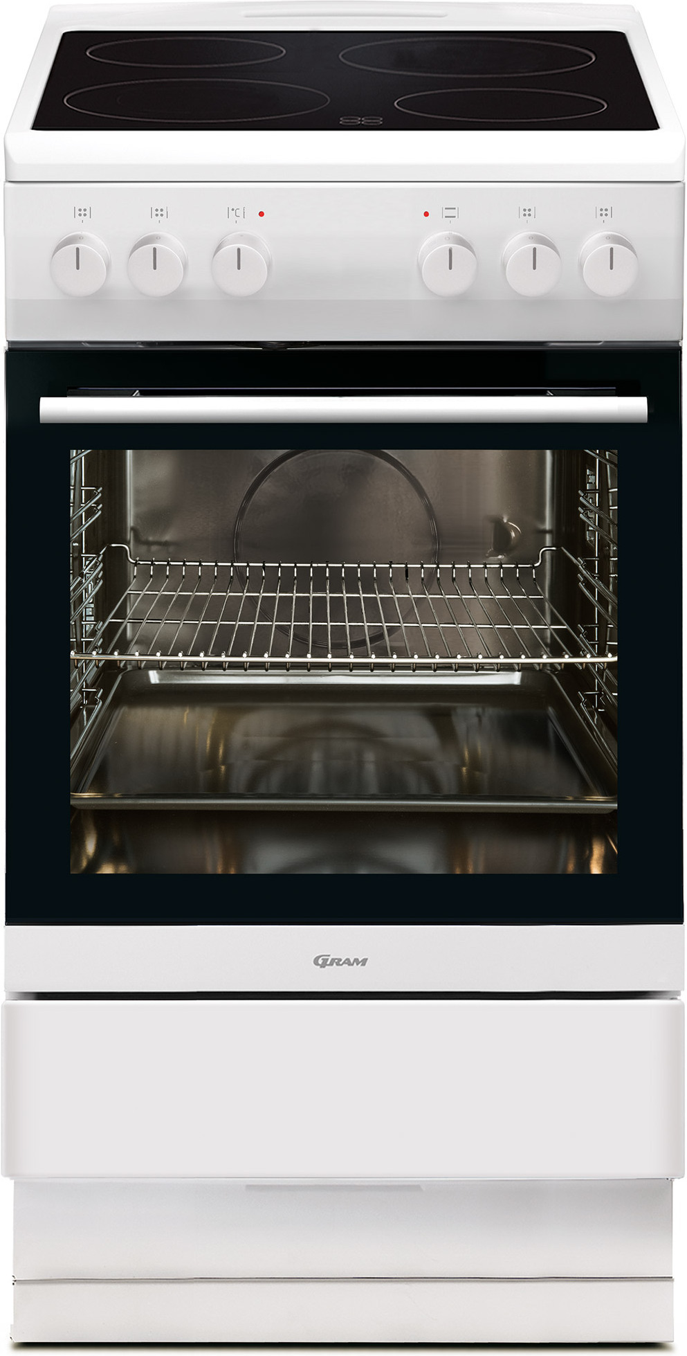 Gram EK 3500-01 keraamiline pliidiplaat, valge