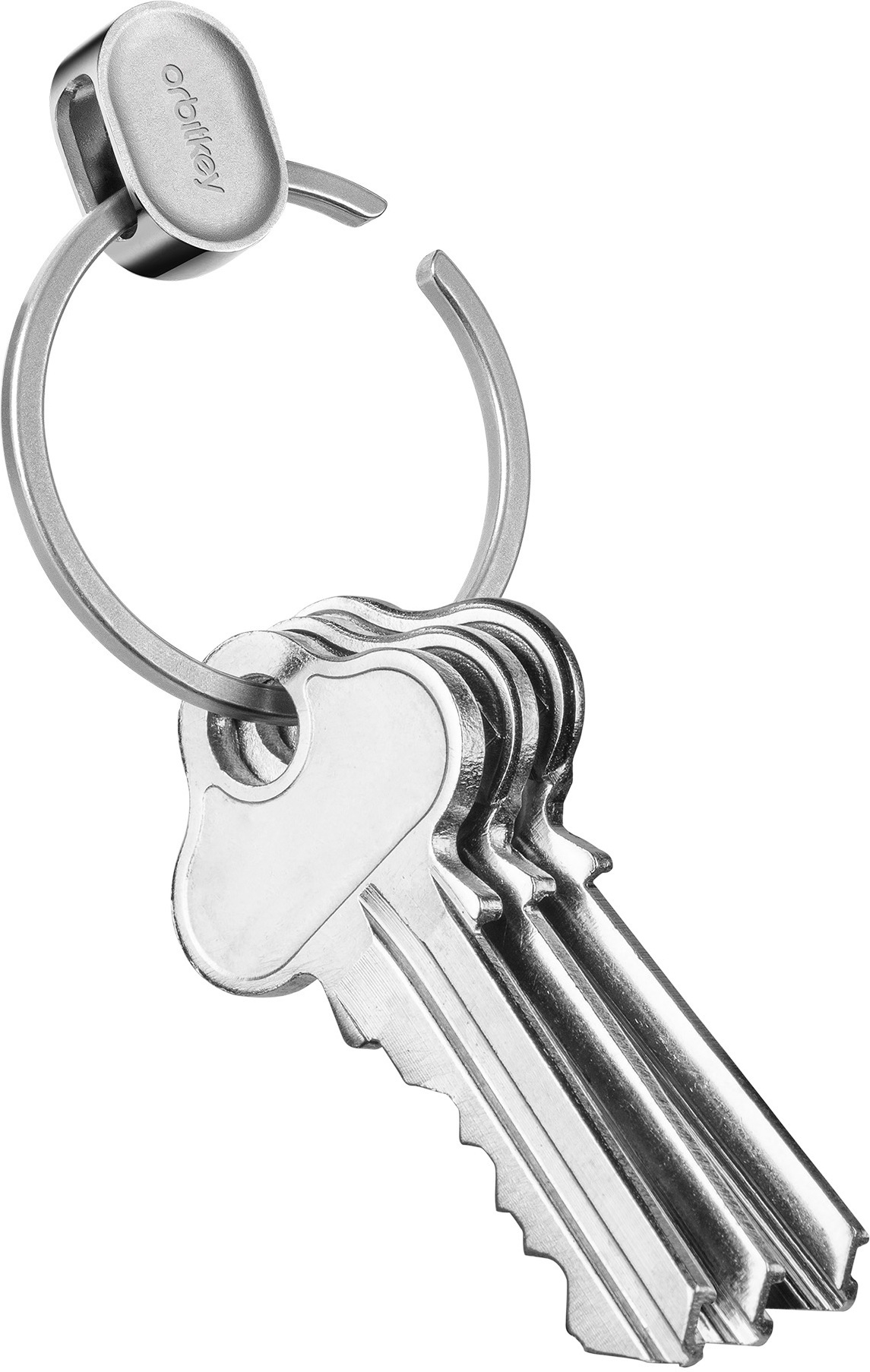 Orbitkey Ring v2 võtmehoidja, hõbedane - Image 2