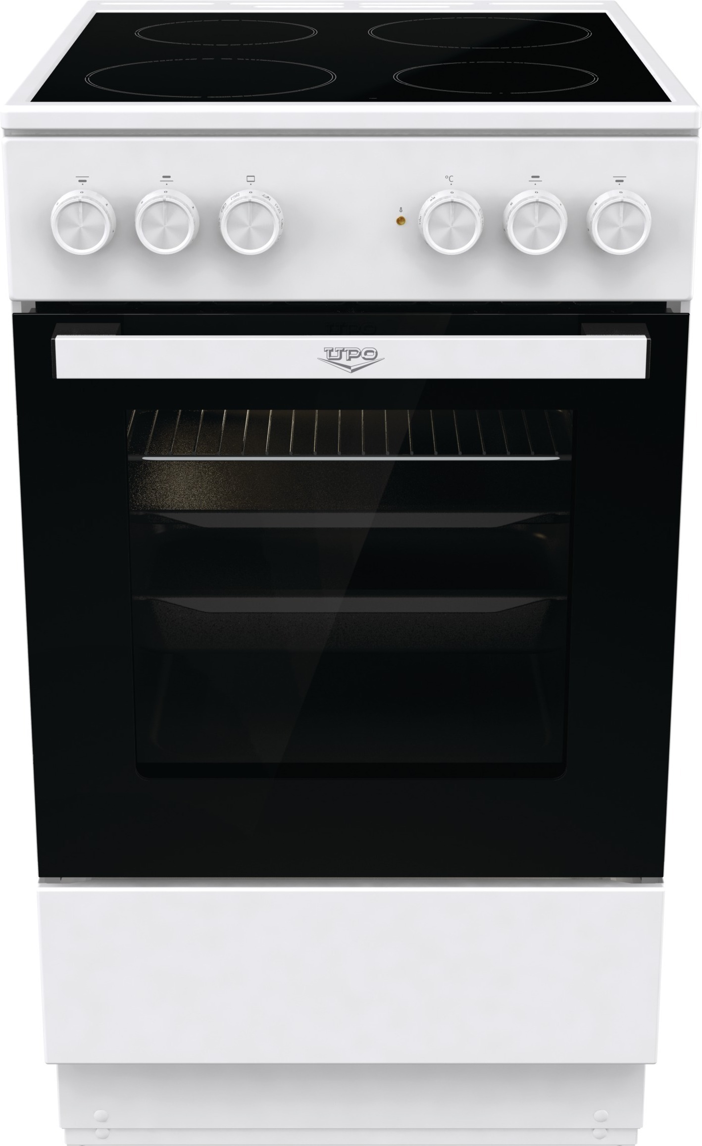 Upo UEC5A60W keraamiline pliit, valge