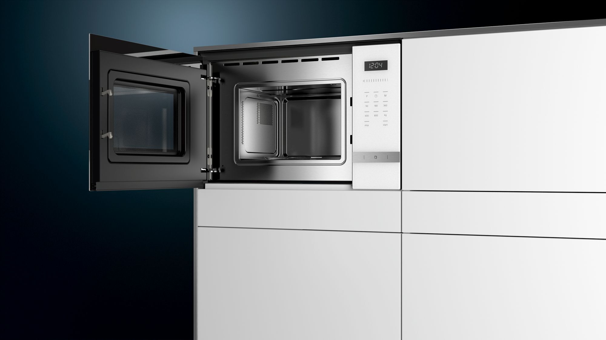 Siemens BF525LMW0 iQ500 mikrolaineahi, valge - Image 4