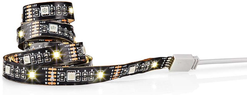 Nedis SmartLife LED-ribavalgus, soe valge + RGB, bluetooth, 2 m - Image 2