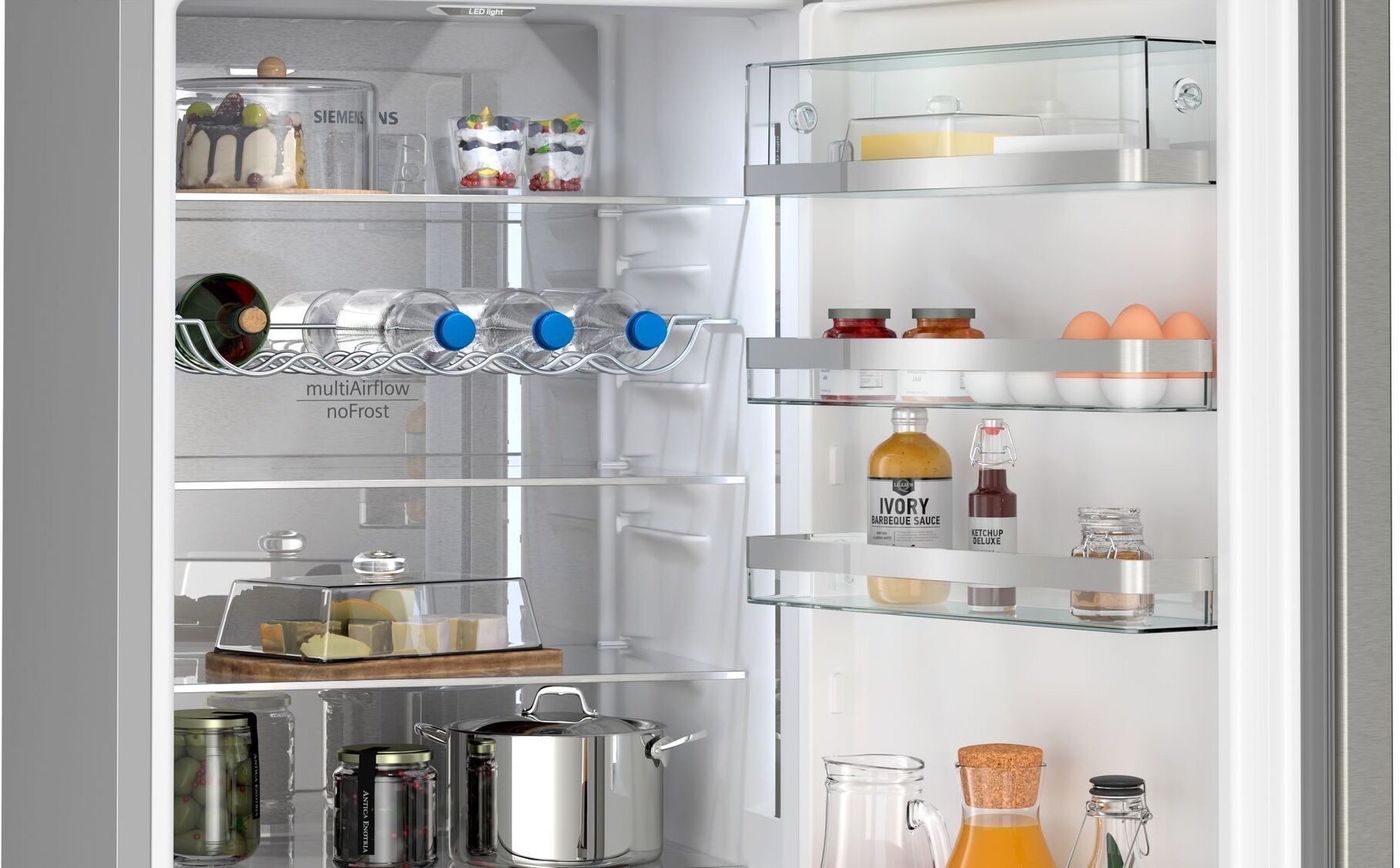 Siemens KG39NAIBT iQ500 külmkapp-sügavkülmik, teras, 2 m - Image 4