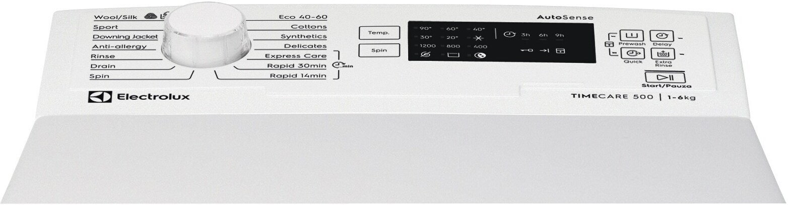 Electrolux EW6T3226B3 TimeCare 500 pesukorda masin - Image 2