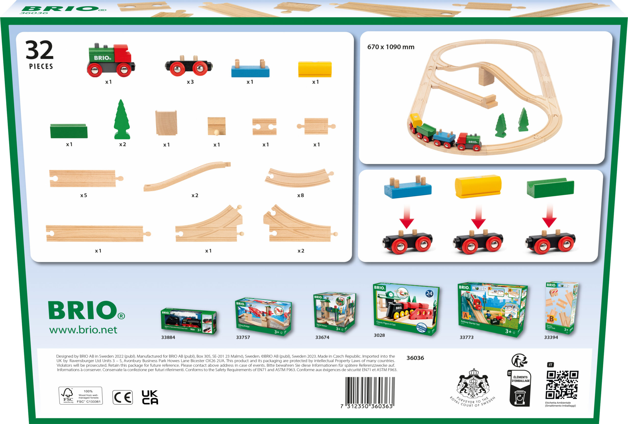 BRIO 36036 - rongikomplekt 65 aastat, aastapäeva väljaanne - Image 5