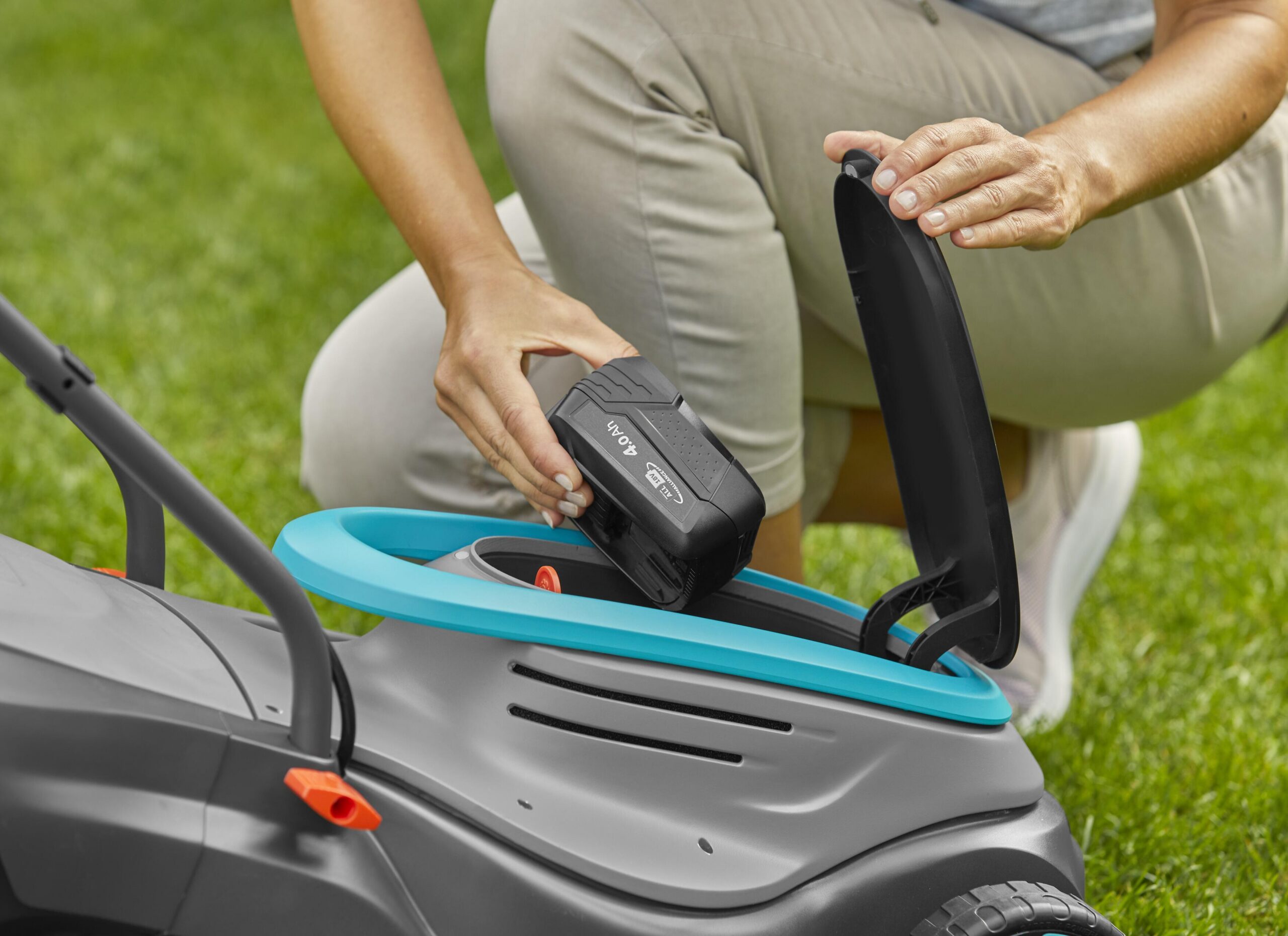 Gardena PowerMax 32/18V P4A Solo juhtmeta muruniiduk - Image 3
