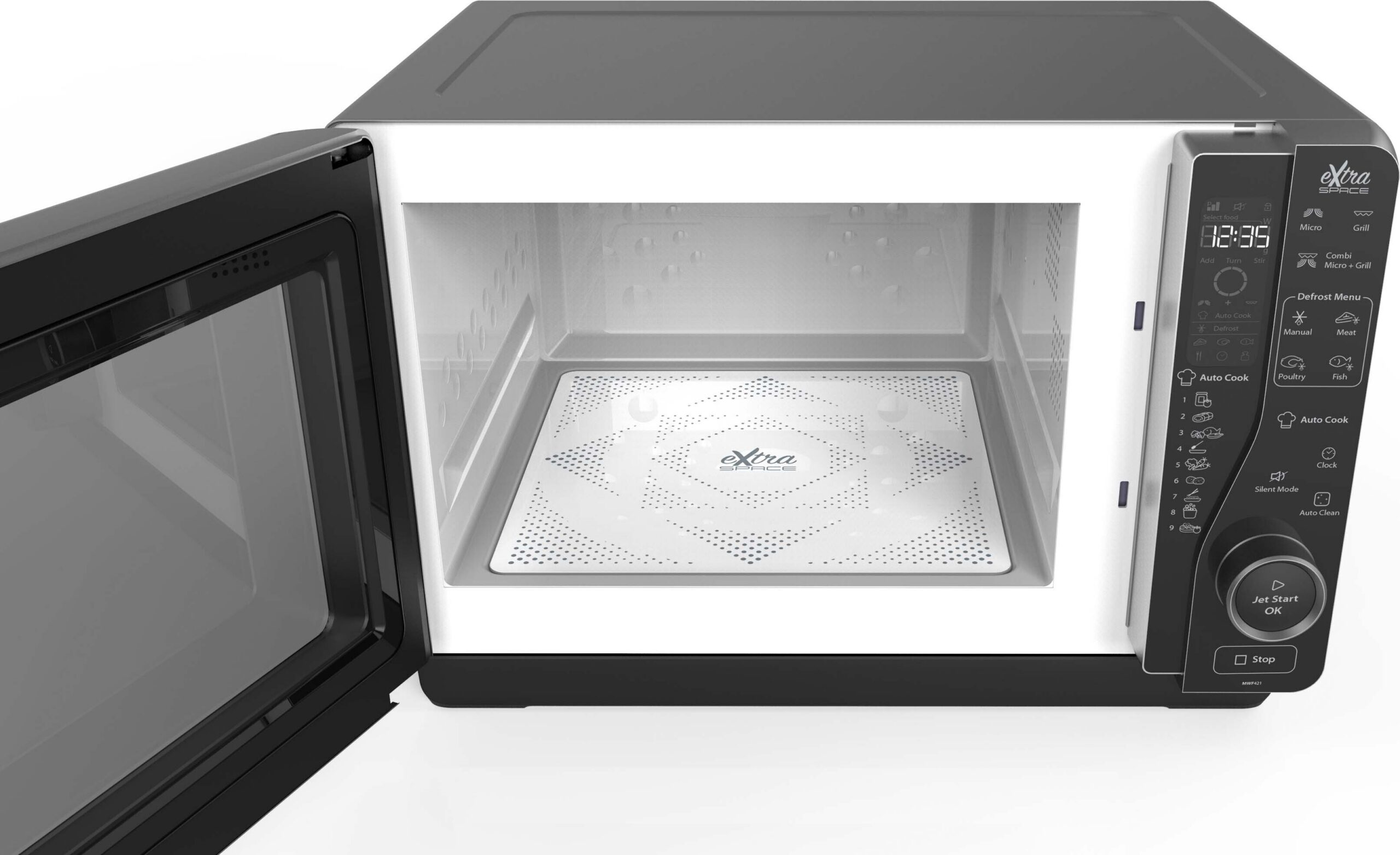 Whirlpool MWF 420 BL mikrolaineahi, must - Image 3