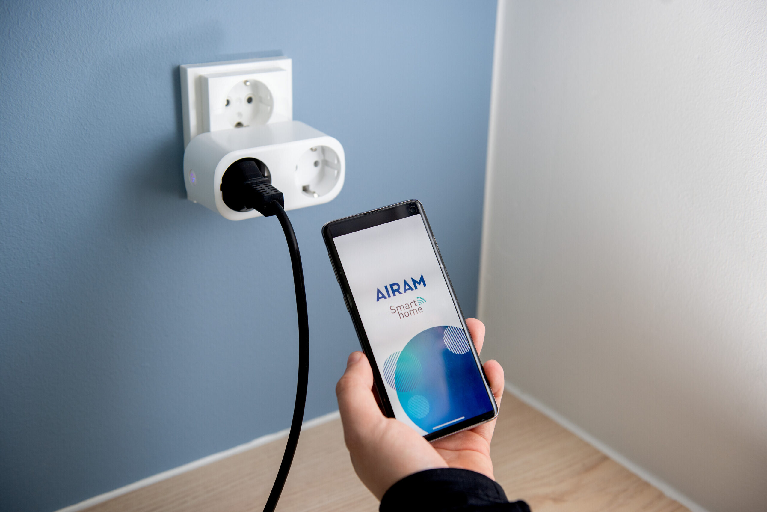 Airam SmartHome kaheosaline jaotur, IP20 - Image 2