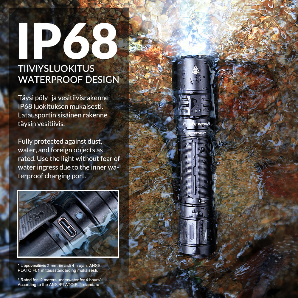 Fenix PD35R taskulamp, 1700 lm - Image 2