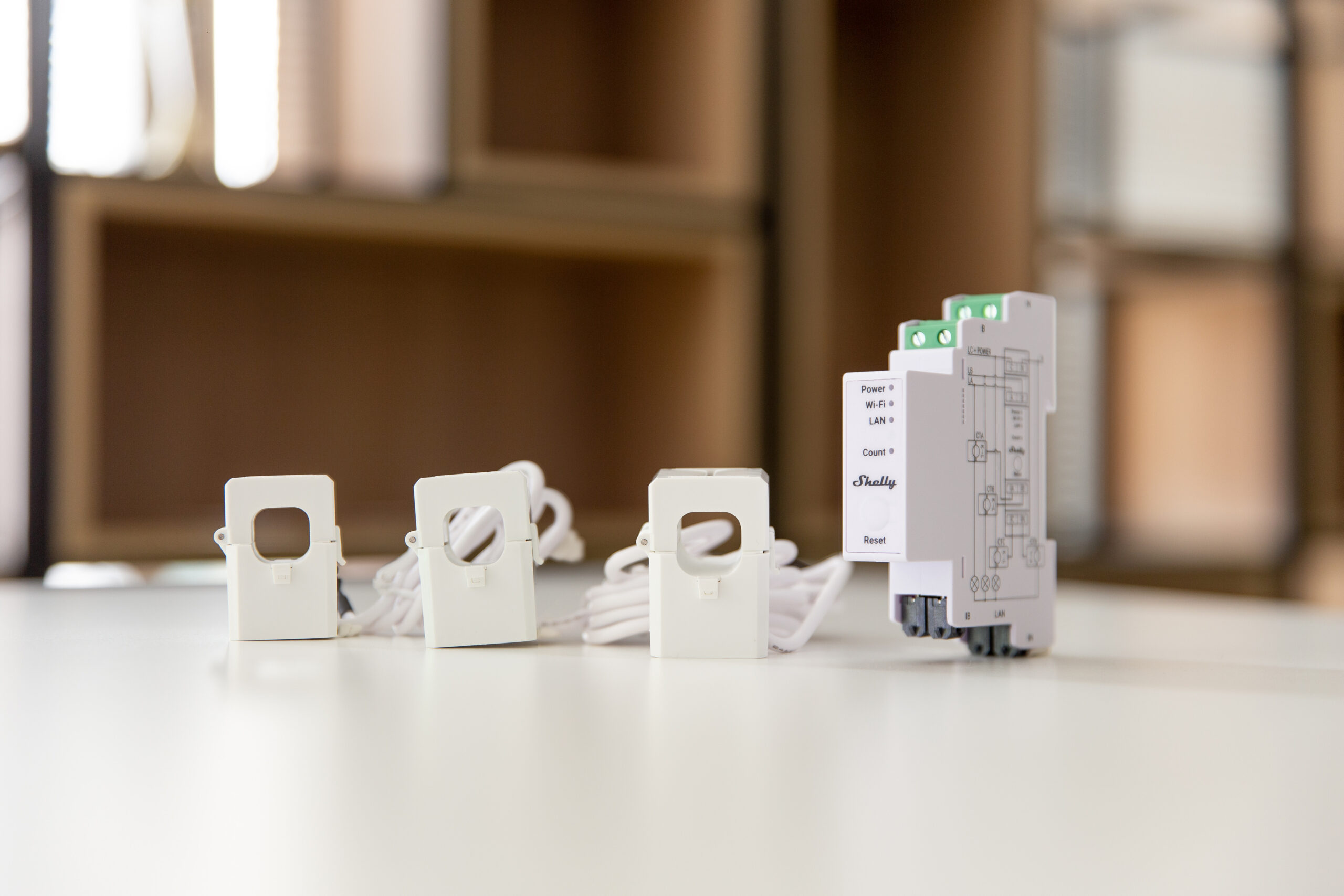 Shelly Pro 3EM DIN-rööpale kinnitatav energiamõõtur, 3-faasiline - Image 4