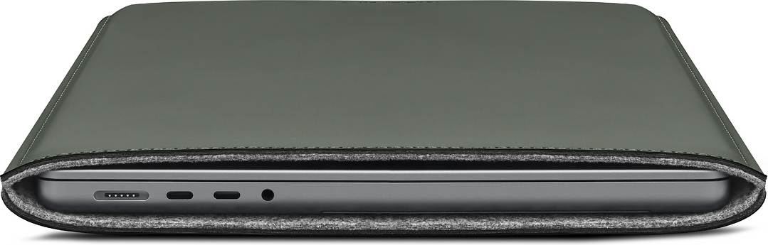 Villpähkliga kaetud ümbris 14-tollisele MacBook Pro-le, roheline - Image 5