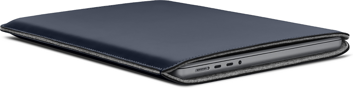 Villpähkliga kaetud ümbris 14" MacBook Pro-le, sinine - Image 4